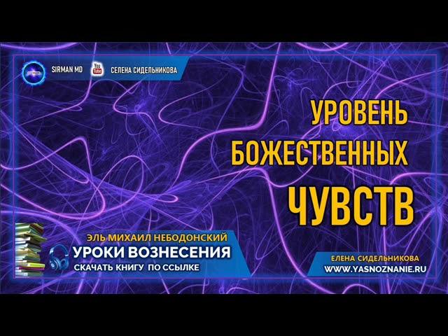  УРОКИ ВОЗНЕСЕНИЯ | Урок15 | Уровень Божественных чувств | СЕлена | Елена Сидельникова |