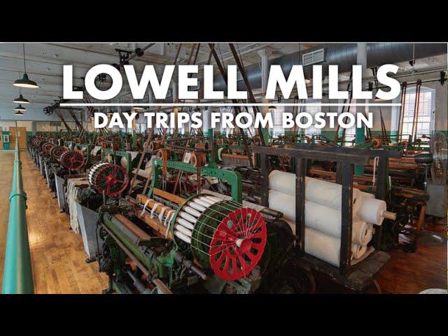 Lowell Cotton Mill Power loom - slow motion