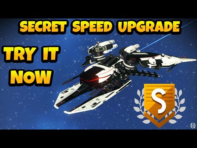 How to Make Any Sentinel Ship Best Speed With Secret Upgrade in No Man's Sky ECHOES