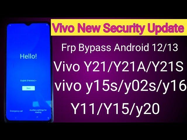 Vivo Y21 Frp bypass New security Update||Reset option not work||Activity launcher not work