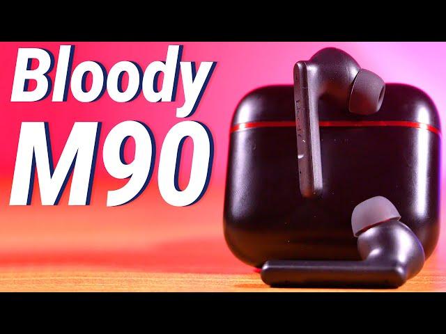 ИГРОВАЯ TWS-ГАРНИТУРА! Обзор A4Tech Bloody M90  |  Root Nation