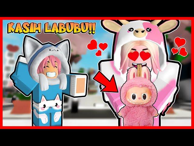 ATUN MENGHADIAHKAN LABUBU DADA PINK KEPADA SI MOMON !! MOMON KESENANGAN !! Feat @sapipurba Roblox