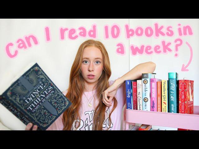 I tried to read my ENTIRE June TBR in one week  to get out of a reading slump...