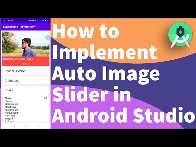 Auto Image Slider - Android Studio Tutorial | Image Slider | Foysal Official | 2022