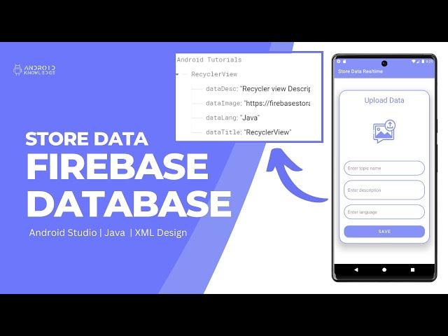 Store Data in Firebase Realtime Database in Android Studio | Part 1