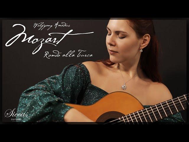 Turkish March MOZART - Rondo Alla Turca on Classical Guitar | VERA DANILINA at Siccas Guitars