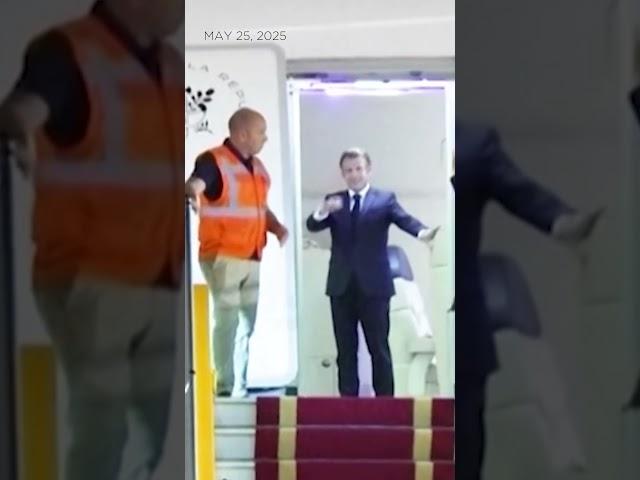 France's Macron dismisses video showing wife shoving him in the face