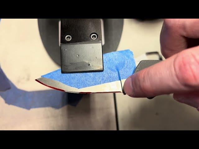 How To Fix An Unsharpened Knife Heel (e.g., Spydercos) Without Grinding Into the Ricasso/Plunge