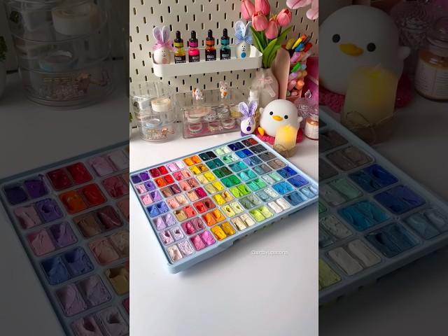 Unboxing Himi Gouache 112 colors #shortviral #artshorts #himigouache #unboxingvideo #artshorts