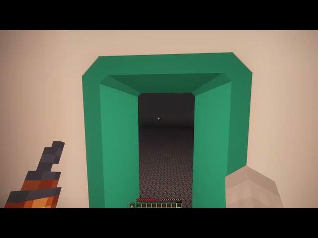 Minecraft map 621 ( Superliminal in Minecraft )