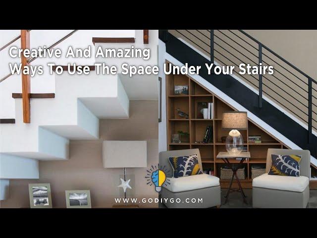 Creative And Amazing Ways To Use The Space Under Your Stairs