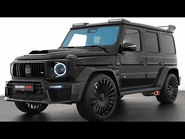 2025 BRABUS 800 Superblack G63 - The Ultimate Luxury SUV!