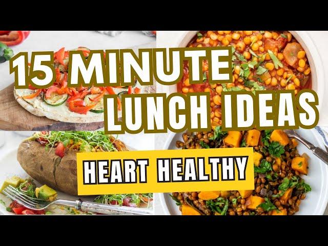 Dietitian shares quick and easy lunch recipes to lower cholesterol and blood pressure 