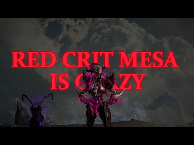 This RED CRIT Mesa Build MELTS Everything! | Steel Path Mesa Build Warframe