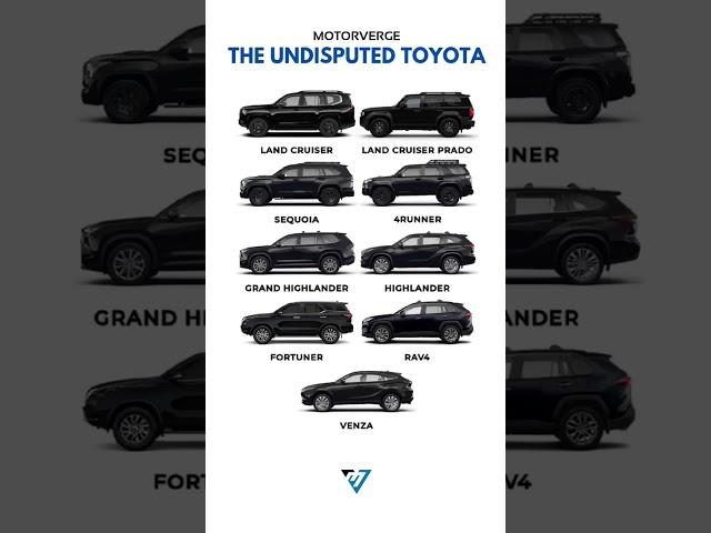 Your Fav Toyota SUV? Comment Down Below #toyota #landcruiser #lc300 #lc250 #sequoia #4runner