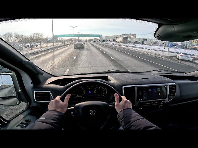 2023 ГАЗ СОБОЛЬ NN 2.8L (139) Cummins POV Test Drive