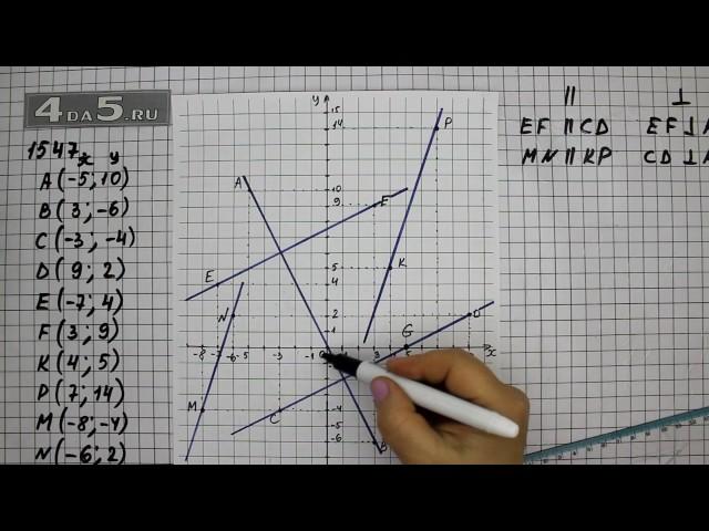 Упражнение 1547. Математика 6 класс Виленкин Н.Я.