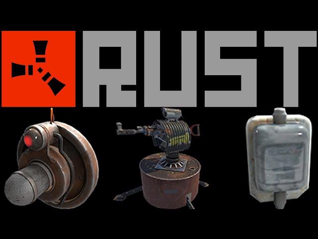 EASY | SIMPLE | HBHF SENSOR | AUTO TURRET SETUP | RUST TRAP BASE BUILD