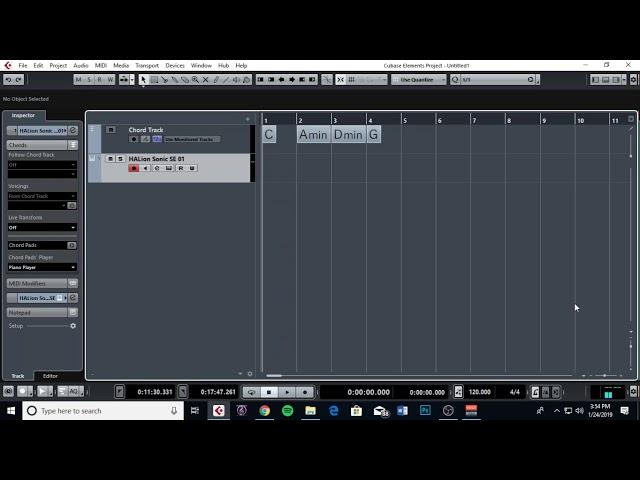 Cubase 9 Chord Track 101