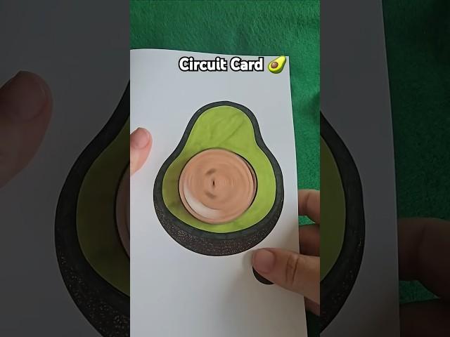 Avocado Circuit Card #avocado #elementary #science #stem #teacher #circuit #engineering #electric