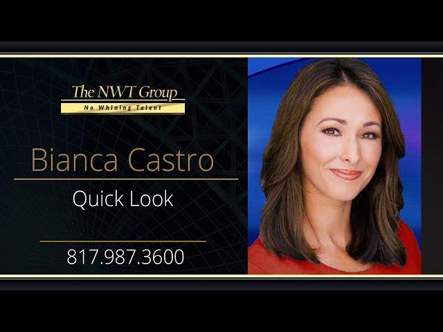 Bianca Castro anchor and reporter highlights: Quick Look