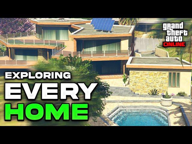 Exploring ALL Different Homes To Buy in GTA Online