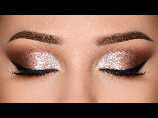 CLASSIC SPARKLY Glam Smokey Eye Makeup Tutorial