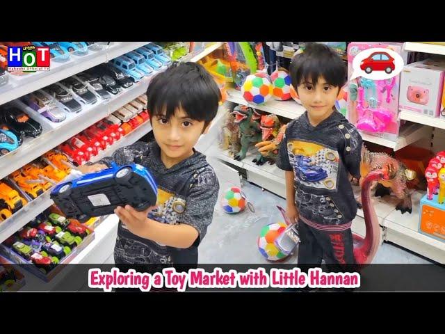 Exploring a Toy Market with Little Hanaan | Cars, Dinosaurs, Dolls & More! @HabeebiOfficialTv