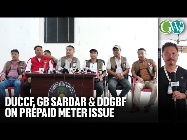 DMP: DUCCF, G.B SARDAR & DDGBF APPEALS GOVT. TO SENSITIZE PUBLIC BEFORE PREPAID METER ROLLOUT