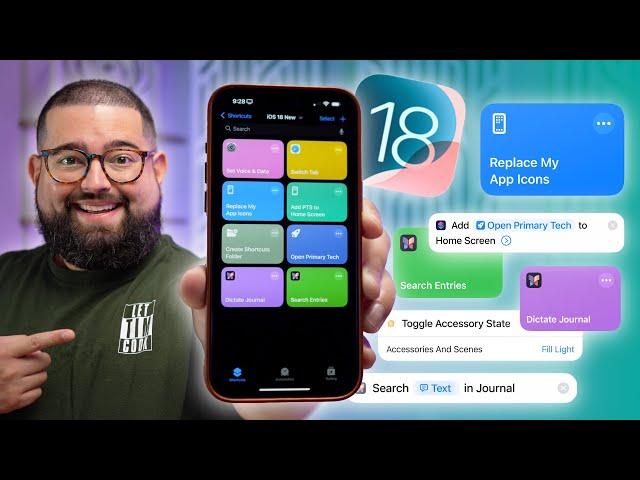 Discover 10 NEW iOS 18 Shortcuts Actions!