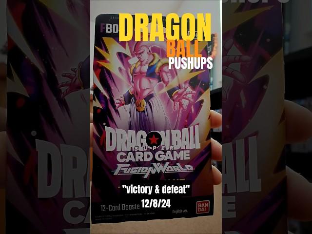 There's plenty of day left #Dragonball #TCG #Pushups