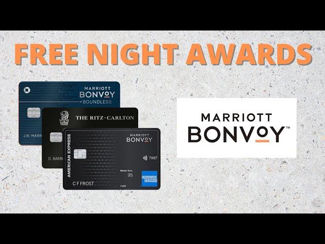 Marriott Free Night Awards - Why you should keep your Marriott cards