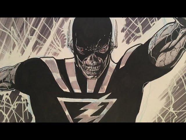 ETHAN VAN SCIVER DRAWS BLACK LANTERN BARRY ALLEN FLASH!!