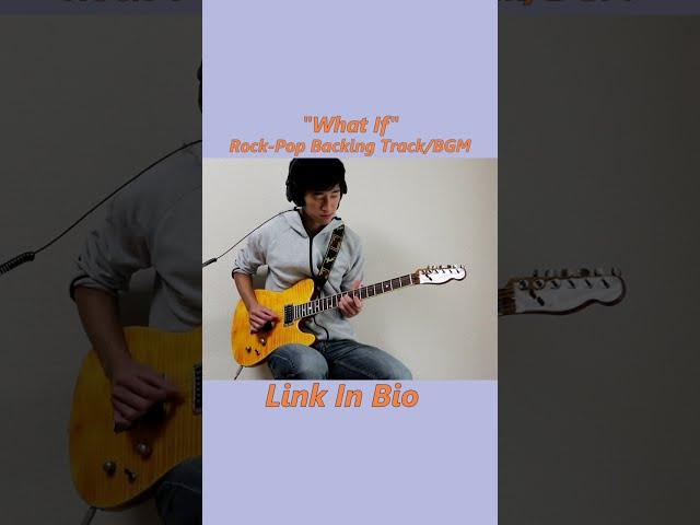 E Major Melodic Rock Backing Track/BGM “What If” #shorts
