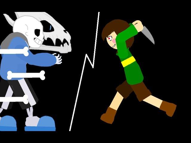 Pivot Animation | Sans Vs Chara (PT-BR)