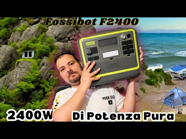 FOSSIBOT F2400 - 2kwh lifepo4 e 4.8kw(max AC) il  più compatto e leggero!!