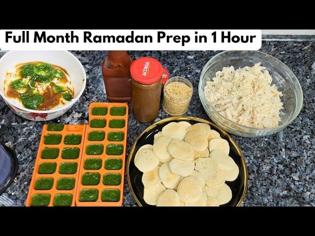 Healthy Ramadan Prep in just 1 hour - Imli Khajoor chutney- Energy booster chat masala and more