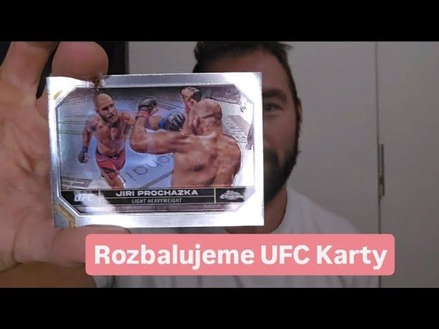 KARLOS BENDA : Rozbalování sběratelskách karet : UFC karty od Rookieshop.cz ...a hned velké štěstí