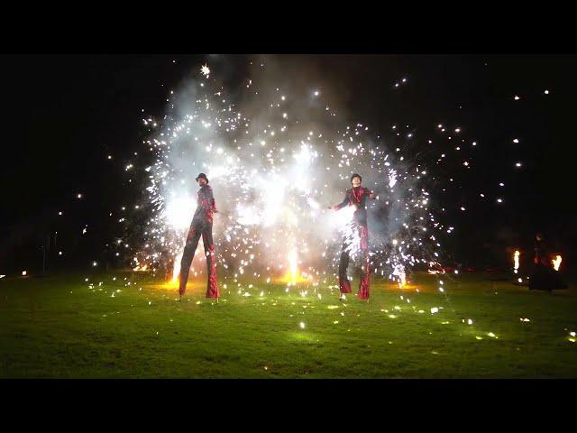 ART-SHOW DISAR: Фаер шоу с ходулистами на свадьбу (Минск)/Огненное шоу/Fire show,Led show,Pixel show