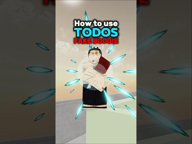 How to Use Todo's Fake Boogie #jujutsushenanigans #roblox #foryou #shenanigans #jjk #jjs #anime