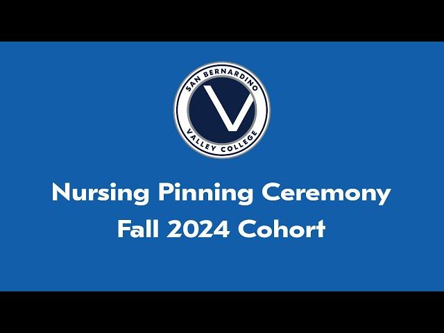 Nursing Pinning Ceremony Fall 2024 Cohort.