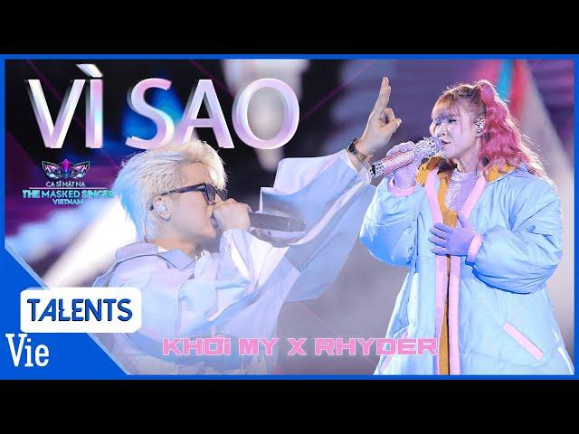 Khởi My lần đầu kết hợp cùng Rhyder cực ăn ý với HIT "Vì Sao" | The Masked Singer Vietnam Concert