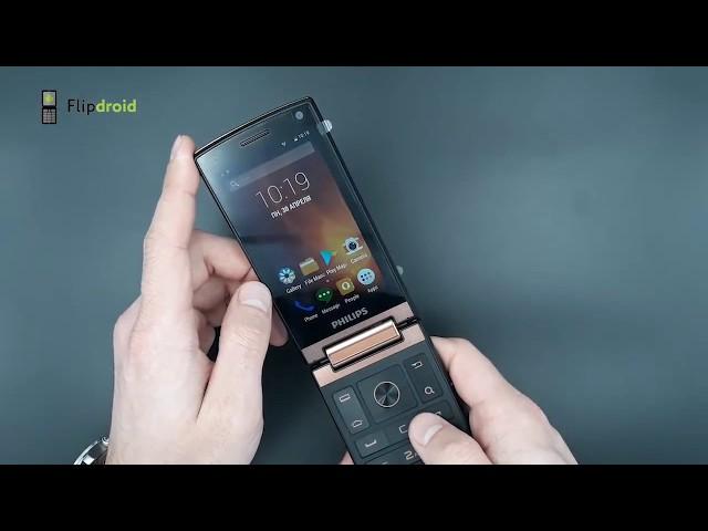 Смартфон раскладушка Philips Xenium v989! Самый крутой среди раскладушек!