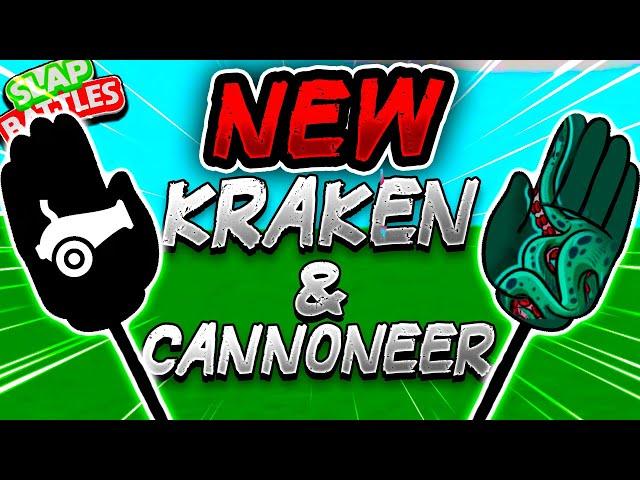 NEW KRAKEN Glove ‍& CANNONEER Glove in Slap Battles - Roblox