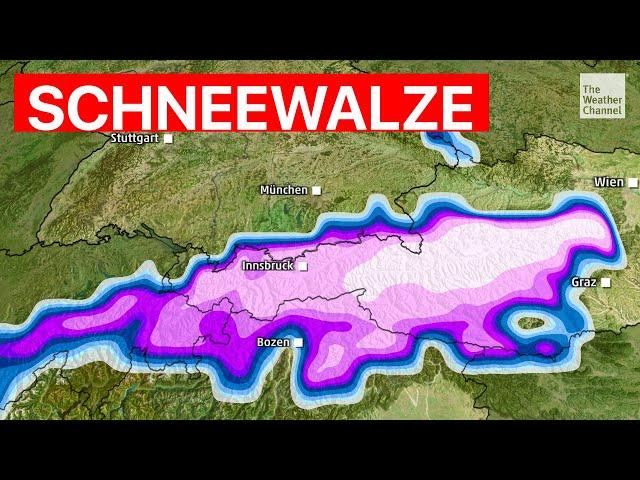 Bis zu 1,80 Meter Neuschnee in den Alpen