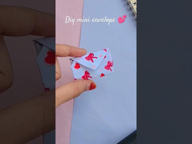 Diy mini envelope ️#shorts  #mini  #envelope  #minicraft
