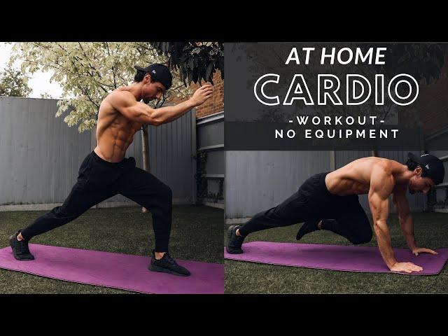 CARDIO WORKOUT AT HOME | Fat Burning | No Equipment | Rowan Row