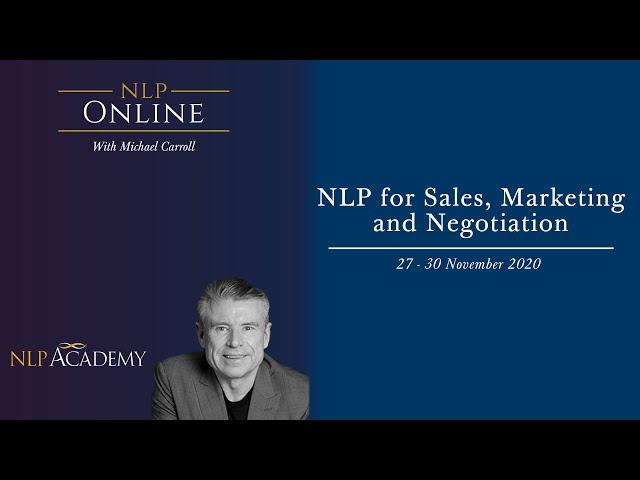 NLP Business Development Programme, Sales, Marketing and Negotiation.