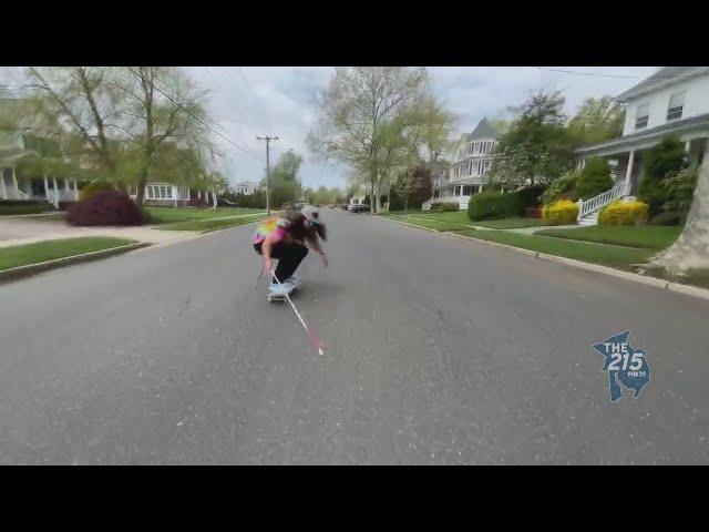 Anthony Ferraro: Meet the blind man inspiring others with skateboarding adventures