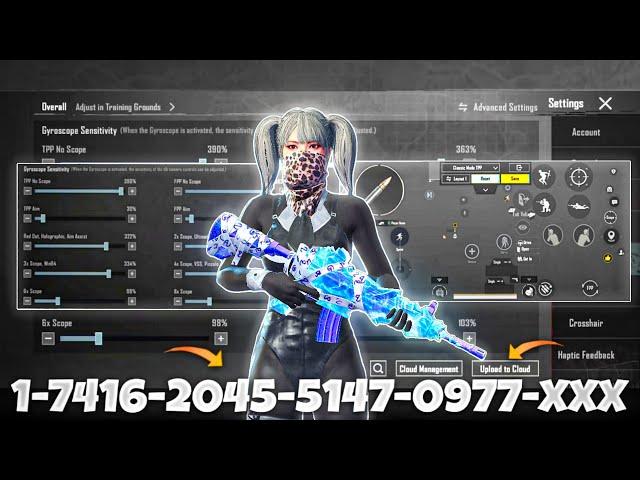 New Update 3.5Best Sensitivity code + Control Settings Pubg Mobile /Bgmi Sensitivity 2024